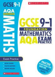 Portada de Maths Foundation Exam Practice Book for AQA