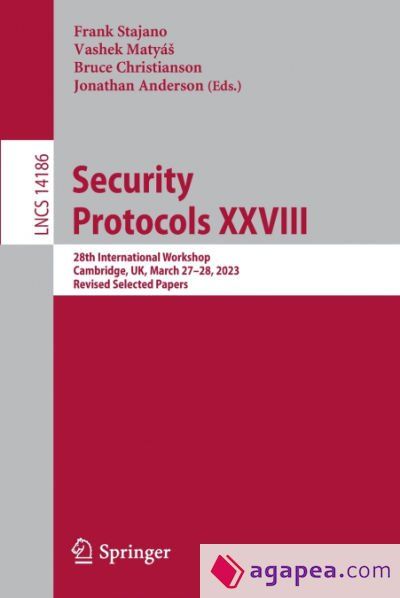 Security Protocols XXVIII