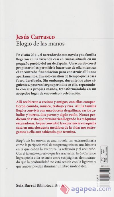 Elogio de las manos. Premio Biblioteca Breve 2024