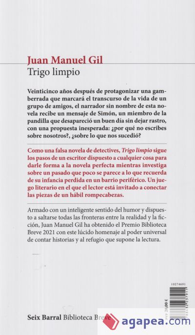 Trigo limpio. Libro Firmado