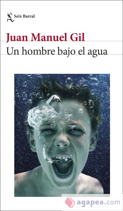 Un hombre bajo el agua