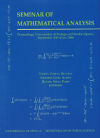 Seminar of Mathematical Analysis : proceedings, Universities of Malaga and Seville (Spain)