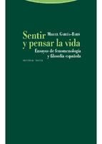 Portada de Sentir y pensar la vida (Ebook)