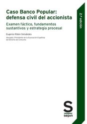 Portada de Caso Banco Popular: defensa civil del accionista