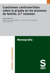 Portada de Cuestiones controvertidas sobre la prueba en los procesos de familia