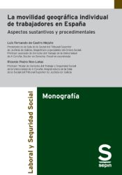 Portada de La movilidad geográfica individual de trabajadores en España