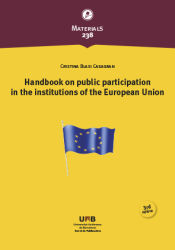 Portada de Handbook on public participation in the institutions of the European Union (3rd edition)
