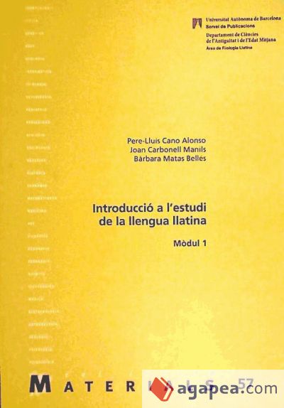 Introducció a l’estudi de la llengua llatina