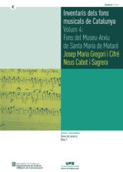 Portada de Inventaris dels fons musicals de Catalunya