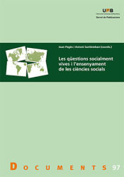 Portada de Les qüestions socialmente vives i l?ensenyament de les ciències socials