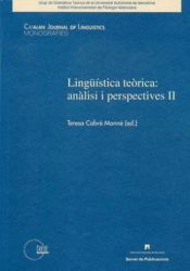 Portada de Lingüística teòrica: anàlisi i perspectives II