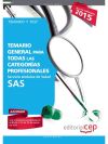 Servicio Andaluz de Salud (SAS). Temario común para todas las categorías profesionales. Temario y test