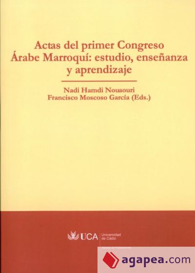 Actas del primer Congreso de árabe marroquí