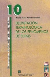 Portada de Delimitación terminológica de los fenómenos de elipsis