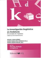 Portada de La investigación lingüística en Andalucía