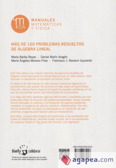 Más de 160 problemas resueltos de álgebra lineal