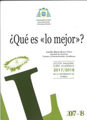 Portada de ¿Qué es "lo mejor"?