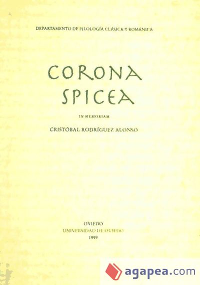 Corona Spicea: in memoriam Cristóbal Rodríguez Alonso