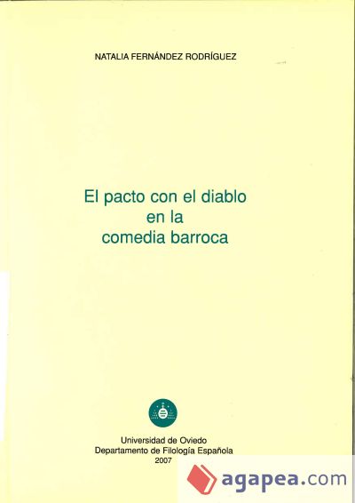 PACTO CON EL DIABLO EN LA COMEDIA BARROCA, EL.(SERIES MINOR 7)