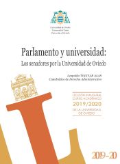 Portada de Parlamento y universidad: Los senadores por la Universidad de Oviedo