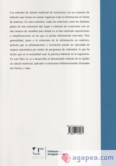 Análisis estático de estructuras por el método matricial