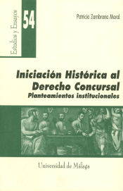 Portada de Iniciación histórica al Derecho Concursal