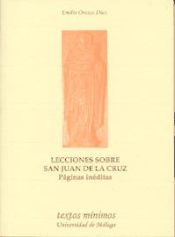 Portada de Lecciones sobre San Juan de la Cruz