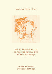 Portada de Poemas Paradisíacos de Vicente Aleixandre: Un libro para Málaga - versión EPUB
