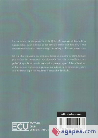 Evaluación por competencias en procesador de cálculo. Principios pedagógicos y didácticos en la LOMLOE Evaluación por competencias en procesador de cálculo. Principios pedagógicos y didácticos en la LOMLOE