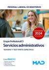 Servicios administrativos (Grupo Profesional E1). Personal laboral de Ministerios. Temario específico y test. Ministerios