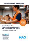 Servicios comerciales (Grupo Profesional E1). Temario específico y test. Ministerios