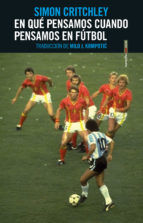 Portada de En qué pensamos cuando pensamos en fútbol (Ebook)