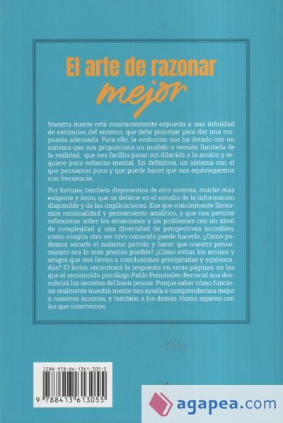 El arte de razonar mejor: Psicología del pensamiento El arte de razonar mejor: Psicología del pensamiento