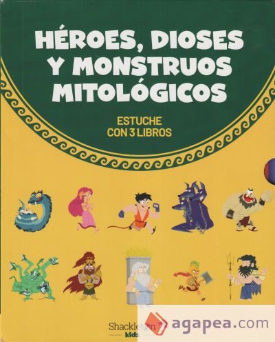 Héroes, dioses y monstruos mitológicos: Estuche con tres libros