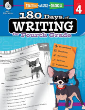 Portada de 180 Days of Writing for Fourth Grade