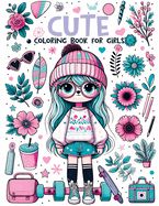 Portada de Cute Coloring Book For Girls