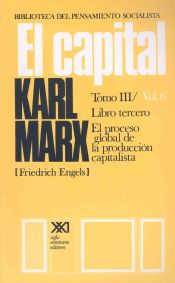 Portada de El capital. Tomo III/Vol. 6