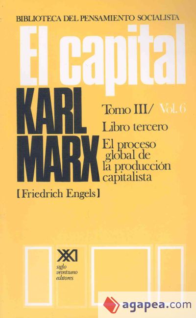 El capital. Tomo III/Vol. 6