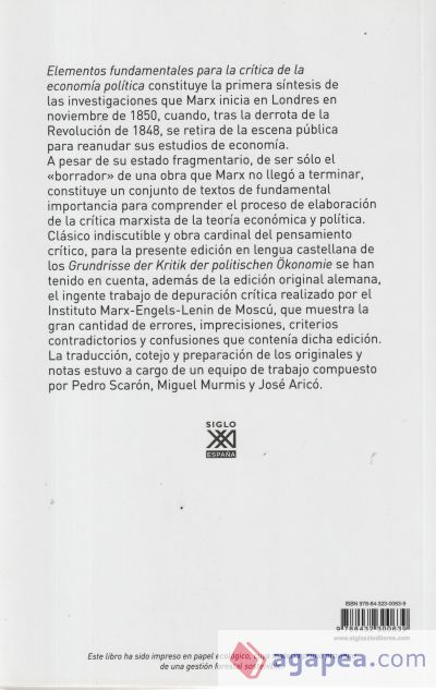 Elementos fundamentales para la crítica de la economía política. Volumen 2 (Borrador) 1857-1858