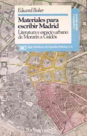 Portada de Materiales para escribir Madrid