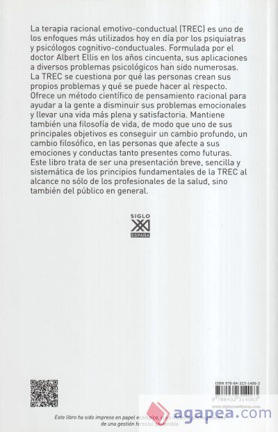 Teoría y práctica de la terapia racional emotivo-conductual Teoría y práctica de la terapia racional emotivo-conductual