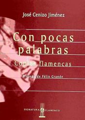 Portada de Con pocas palabras : coplas flamencas