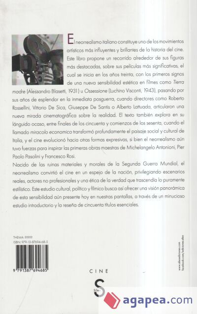 El cine neorrealista italiano: Orígenes, autores y sensibilidades El cine neorrealista italiano: Orígenes, autores y sensibilidades