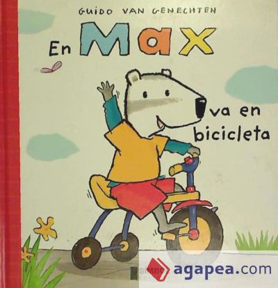 En Max va en bicicleta