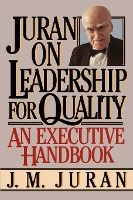 Portada de Juran on Leadership for Quality