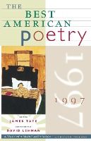 Portada de The Best American Poetry 1997