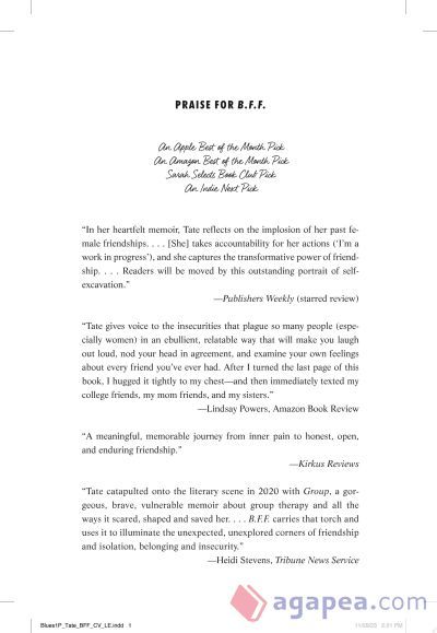 Bff: A Memoir of Friendship Lost and Found Bff: A Memoir of Friendship Lost and Found