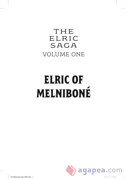 Elric of Melniboné: The Elric Saga Part 1volume 1