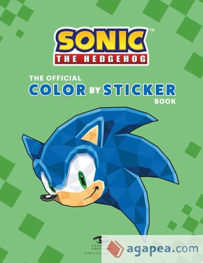 Sonic the Hedgehog: The Official Color by Sticker Book (Sonic Activity Book)