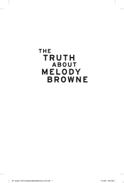 Portada de The Truth about Melody Browne